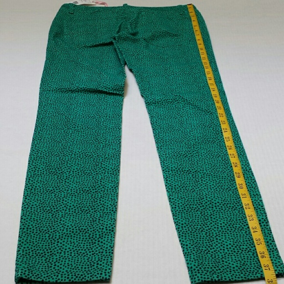 Vineyard Vines Camden Green Dot Print Pants Size 4 - Picture 2 of 8